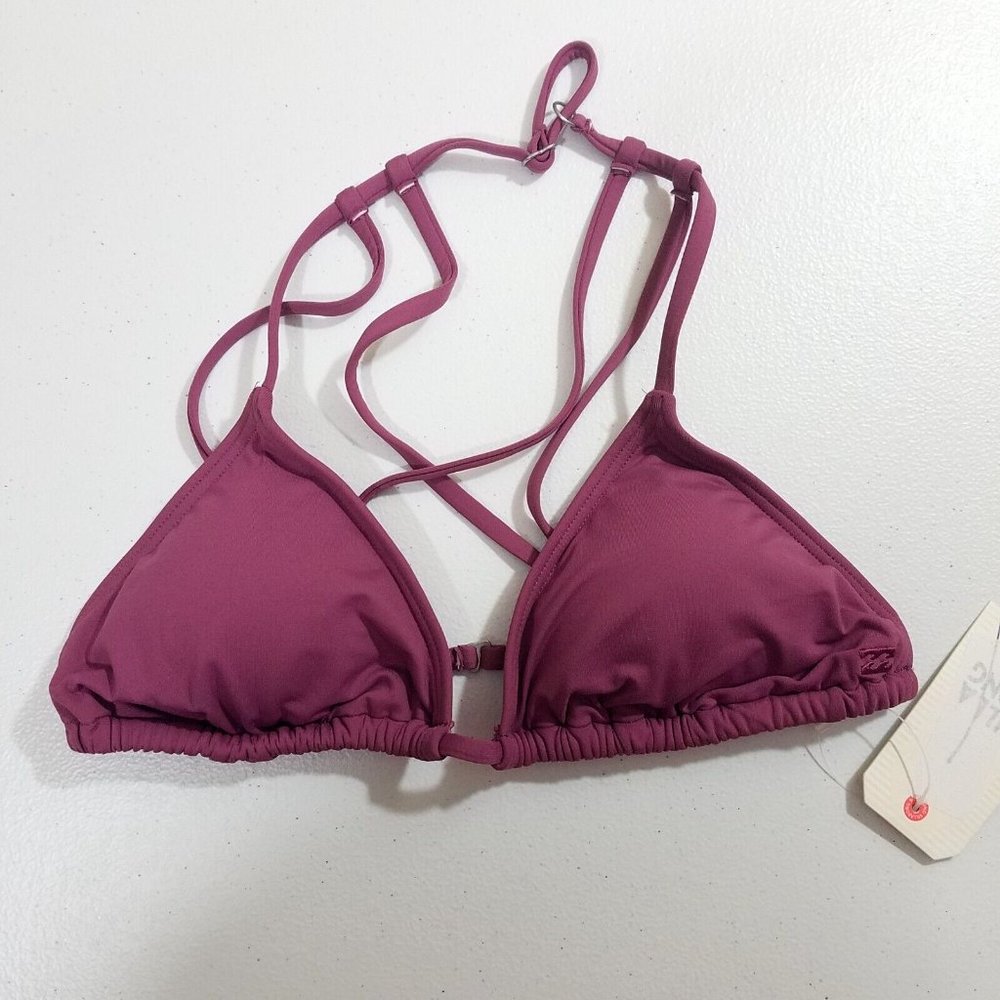 Billabong Sol Searcher Fixed Triangle Bikini Top Size Large